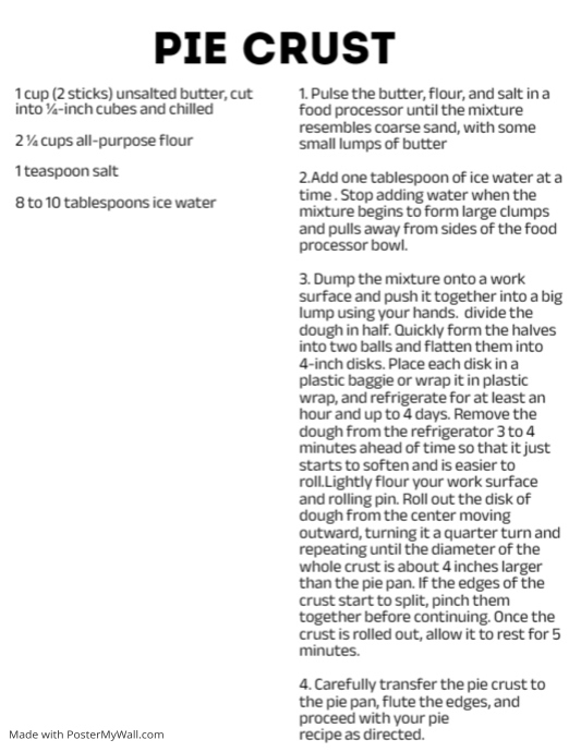 cake Recipe Template Din Flyer ad (2) PosterMyWall