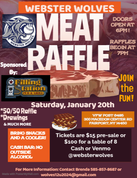 Meat Raffle Flyer PosterMyWall