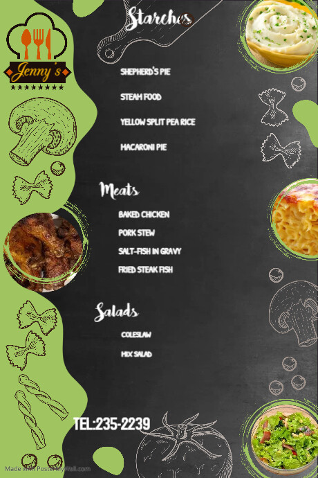 Copy of Daily Menu Template | PosterMyWall