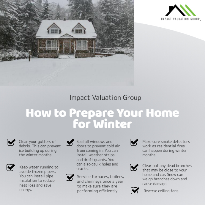 Winterization Post Winterize Home Tips | PosterMyWall