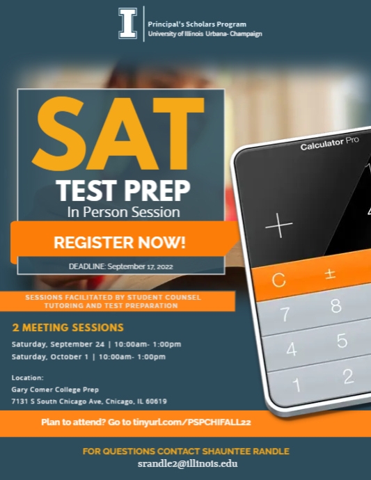 SAT Prep In Person PosterMyWall