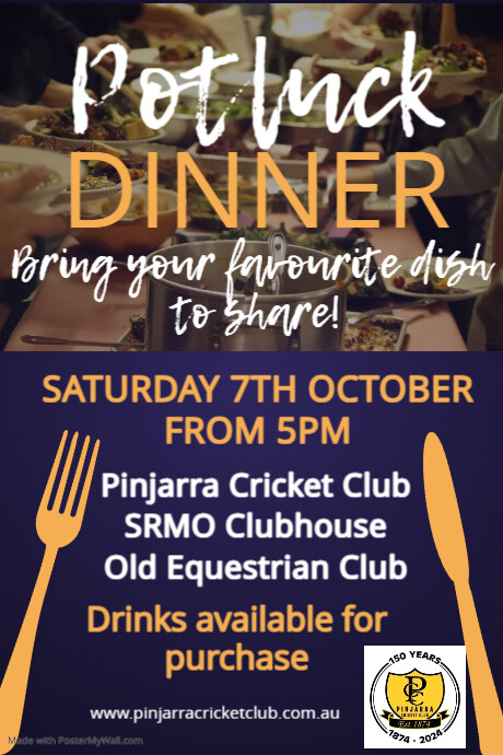 Potluck dinner flyer template | PosterMyWall