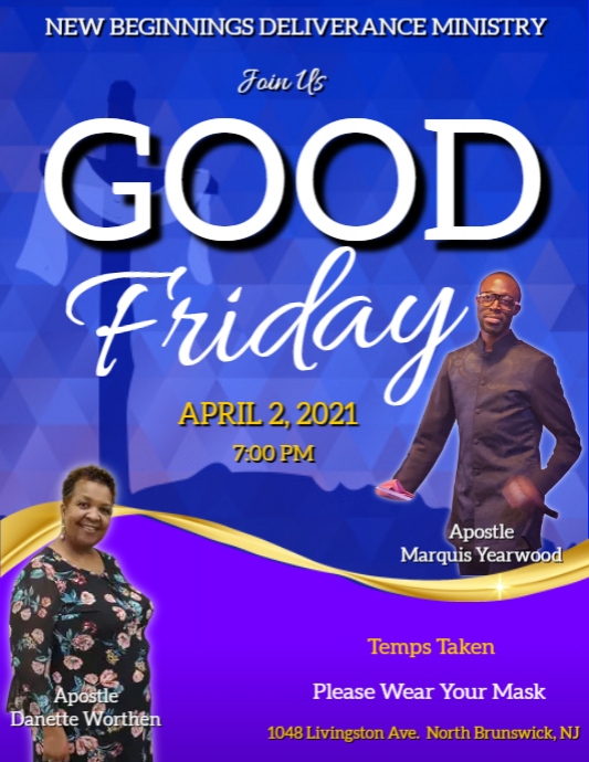 Good Friday Services PosterMyWall