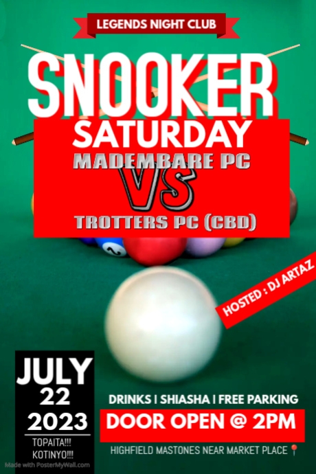 Billiard Tournament Poster | PosterMyWall