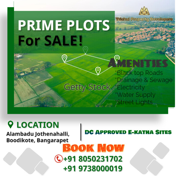 Plots for sale PosterMyWall