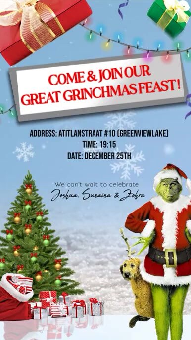 Christmas party - Holidays Party Invitation | PosterMyWall