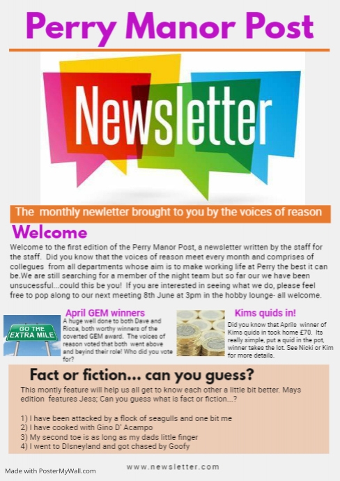 Copy of Orange Business Newsletter Design | PosterMyWall