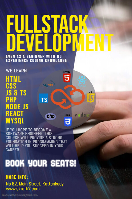 Coding Classes FLyer design template (1) | PosterMyWall