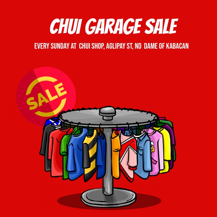 07 Garage Sale Template PosterMyWall