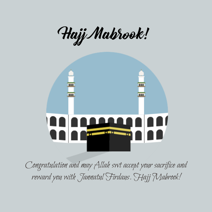 07 Hajj Instagram Post template