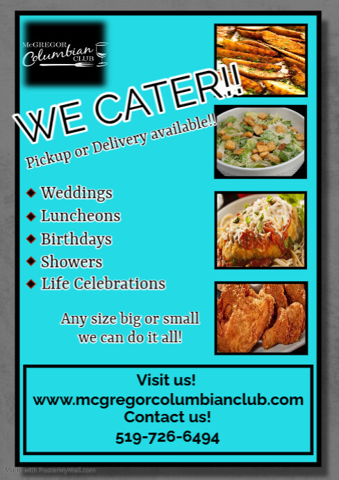 Catering services poster | PosterMyWall