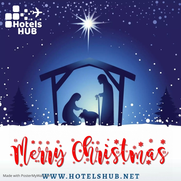 Nativity Posts Copy of Nativity illustration scene (1) | PosterMyWall