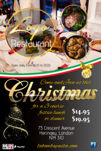8 000 customizable design templates for christmas dinner postermywall christmas luncheon flyers