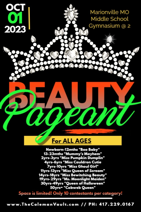 Beauty Pageant Poster | PosterMyWall