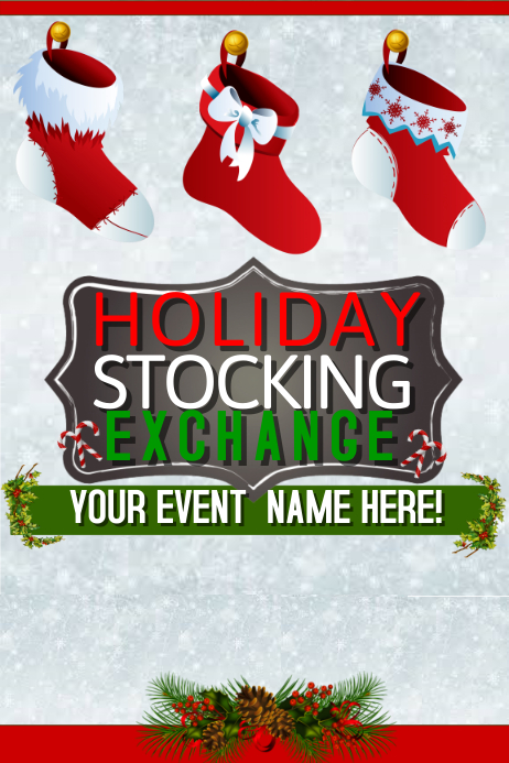 CHRISTMAS Poster template