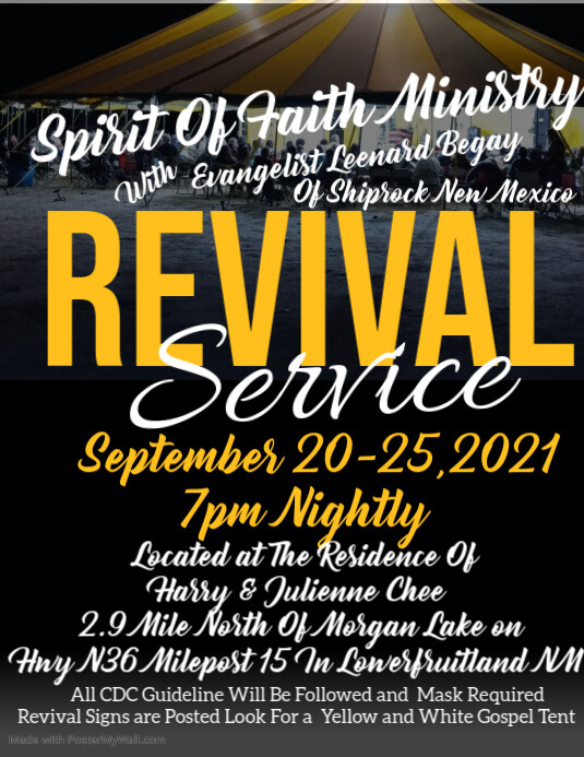 Copy of revival sunday flyer | PosterMyWall