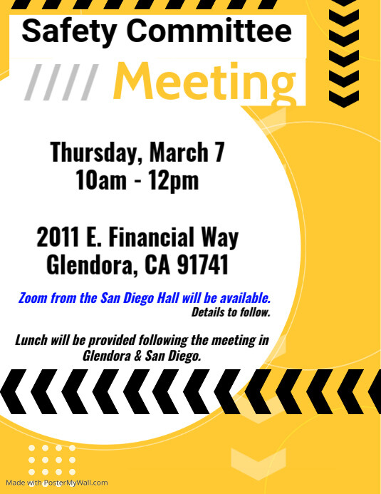 Copy of Safety Committee Meeting | PosterMyWall