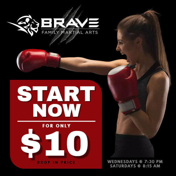 Copy of Kickboxing- FB Ad | PosterMyWall