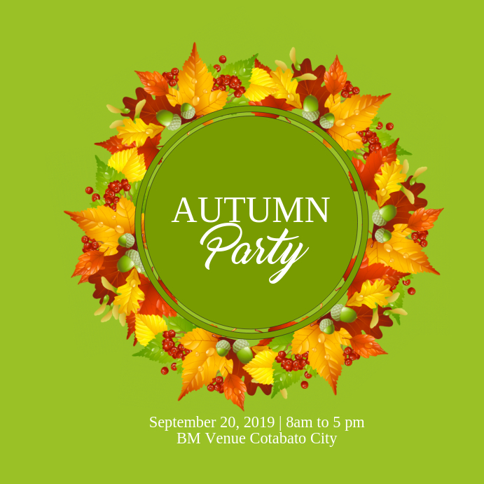 Fall Design Post 08 Autumn and Fall Template | PosterMyWall