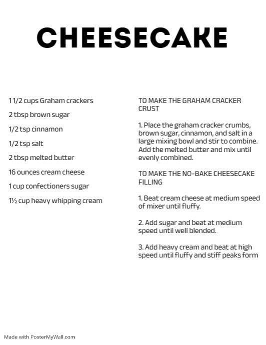 Cake Recipe Format Copy of cake Recipe Template Din Flyer ad (1) | PosterMyWall