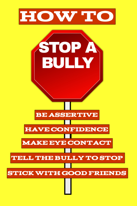 Copy of How To Stop a Bully | PosterMyWall