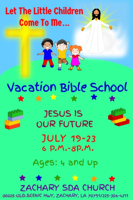 Copy of Copy of Vacation Bible School | PosterMyWall