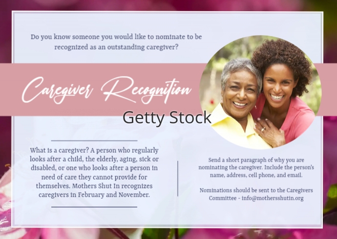 MSI Caregiver Recognition Postcard template