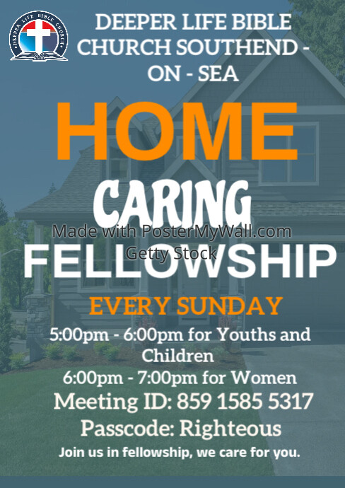 Home Fellowship | PosterMyWall