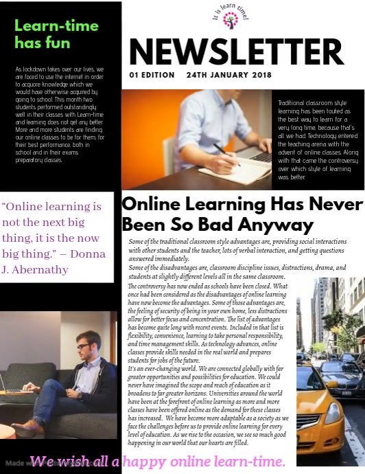 Copy of Copy of Newsletter Template | PosterMyWall