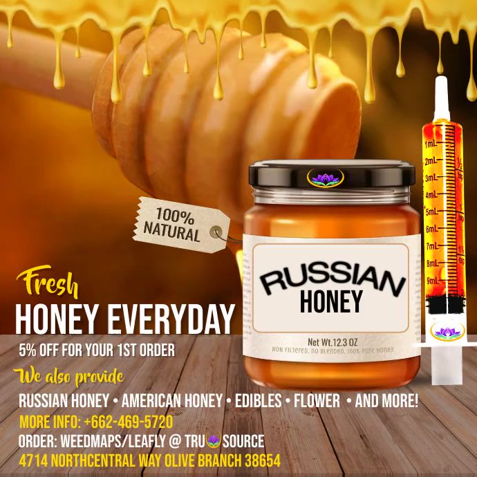 Honey Post - Honey Flyer - Honey Product | PosterMyWall