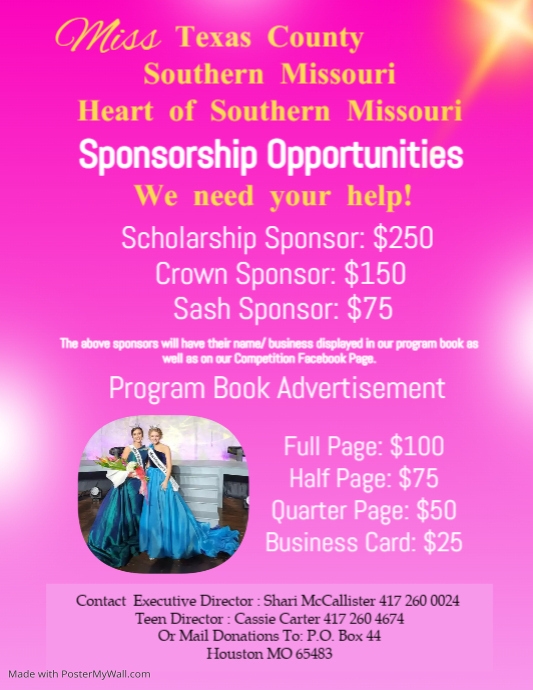 Pageant FLYER 1 PosterMyWall