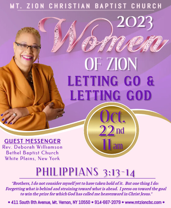 2023 Womens Ministry Annual Day Program Cover | PosterMyWall