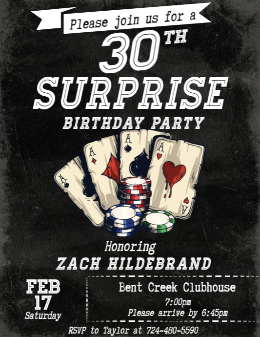 30th | PosterMyWall