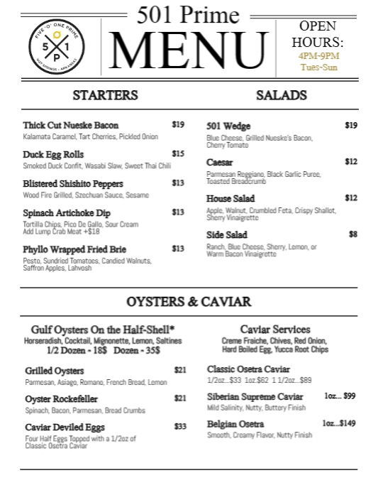 Copy of Appetizers | PosterMyWall