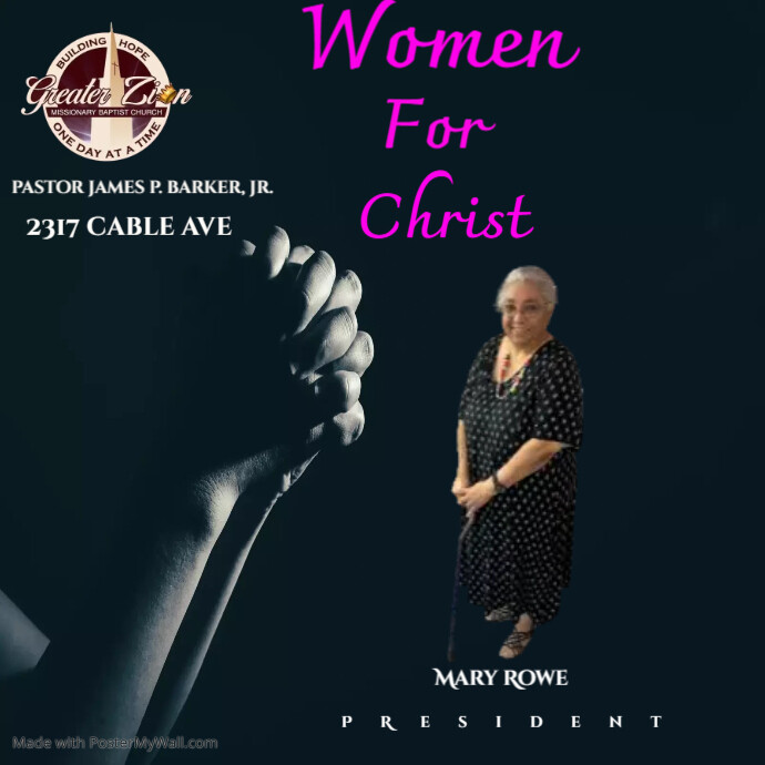 Women For Christ PosterMyWall