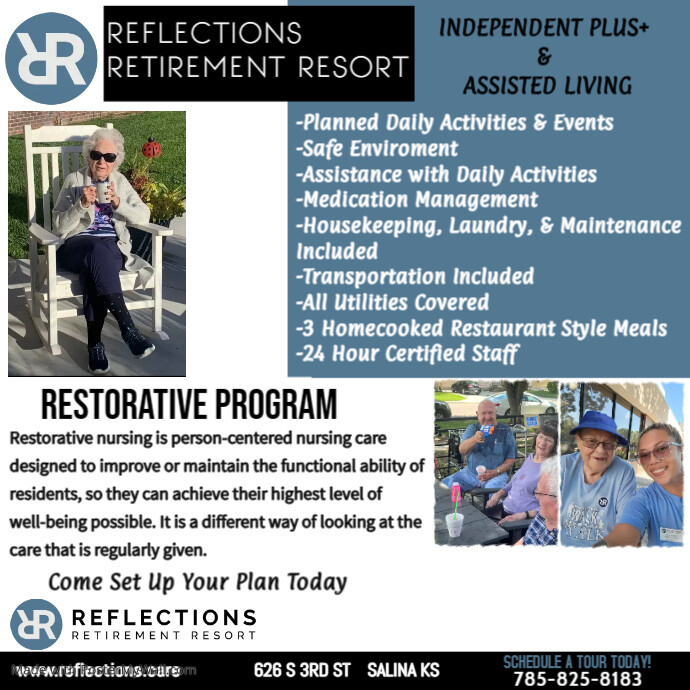 Senior Care Assisted Living Flyer Template (2) Custom Size