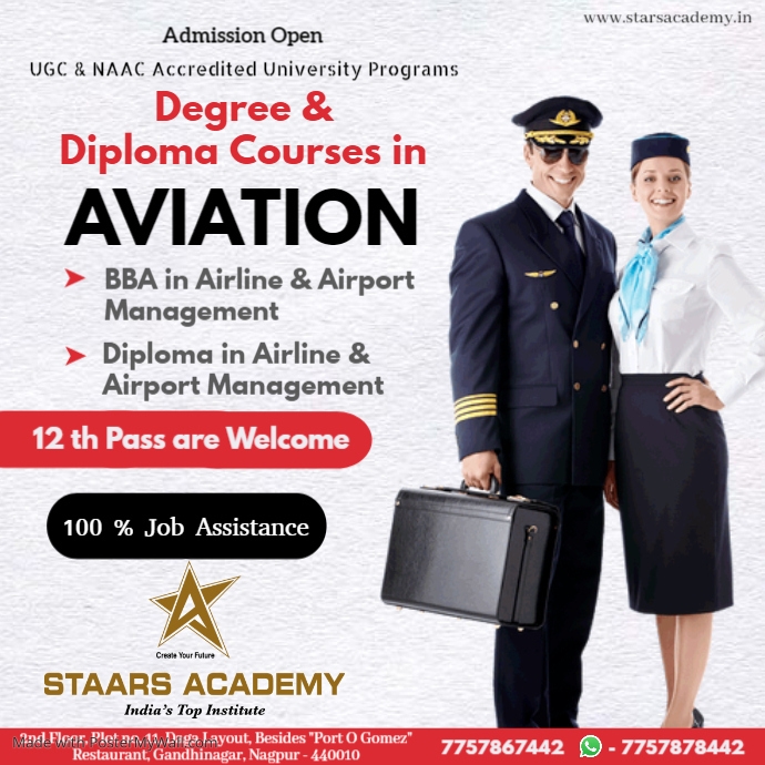 Copy of Aviation Courses Online Promo Template PosterMyWall