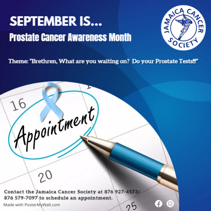 Prostate Cancer Awareness Instagram Post | PosterMyWall