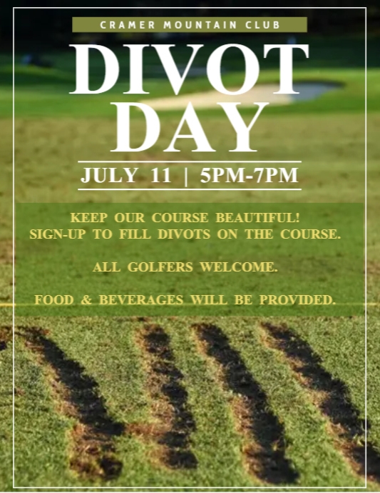Copy of Divot Day | PosterMyWall