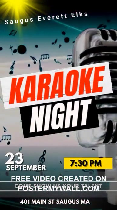 karaoke night | PosterMyWall