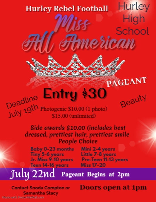 Beauty/Pageant Contest Flyer | PosterMyWall
