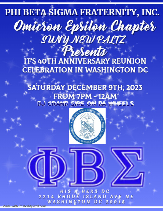Phi Beta Sigma New Year PosterMyWall