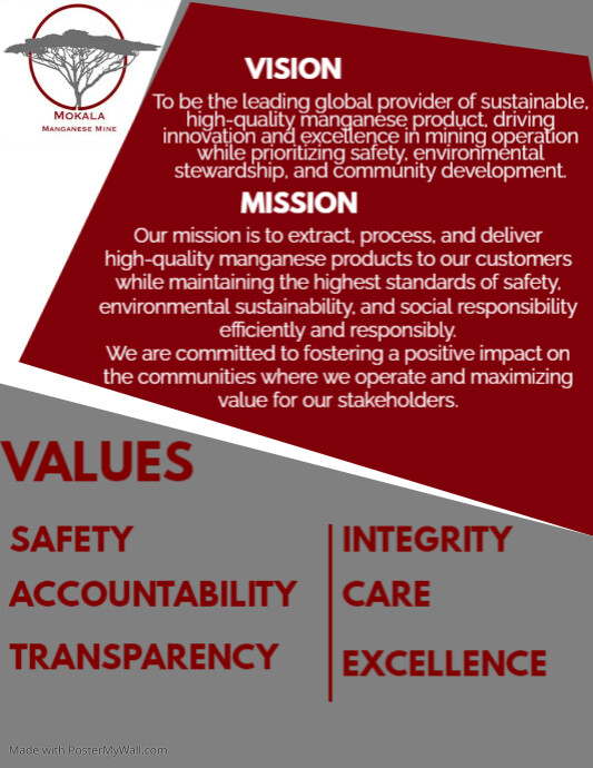 vision,mission and objective flyer template | PosterMyWall