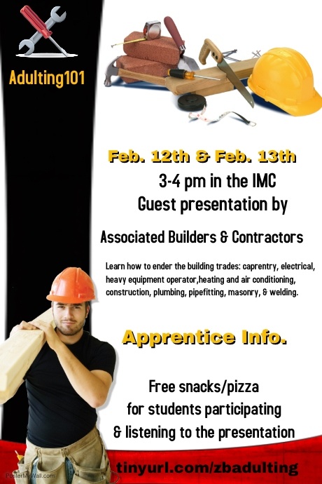 Apprenticeship Flyer Poster template