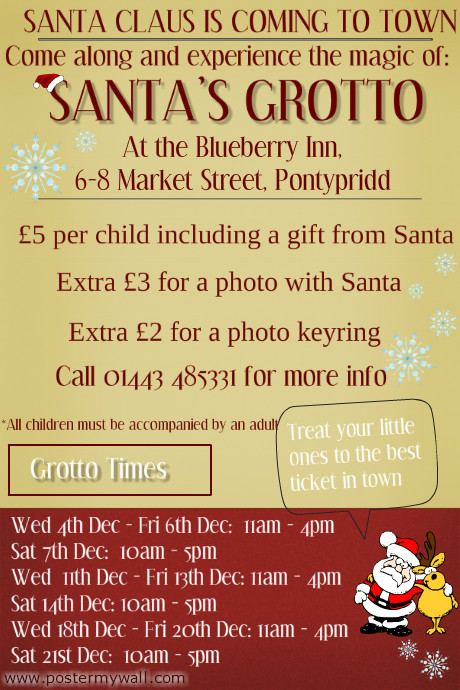 Santa S Grotto PosterMyWall