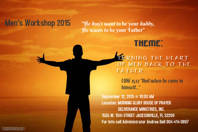 Men's Workshop 2015 | PosterMyWall