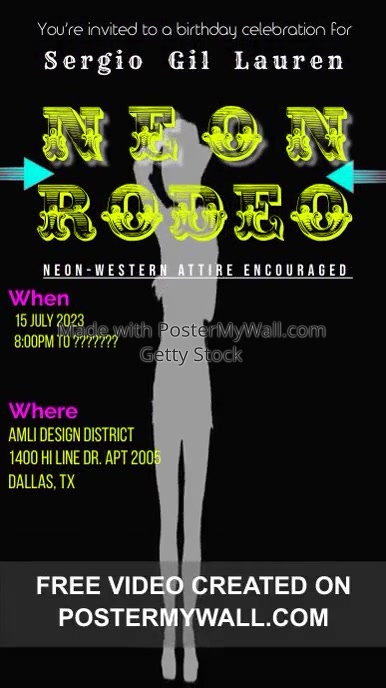NEON RODEO (1) | PosterMyWall