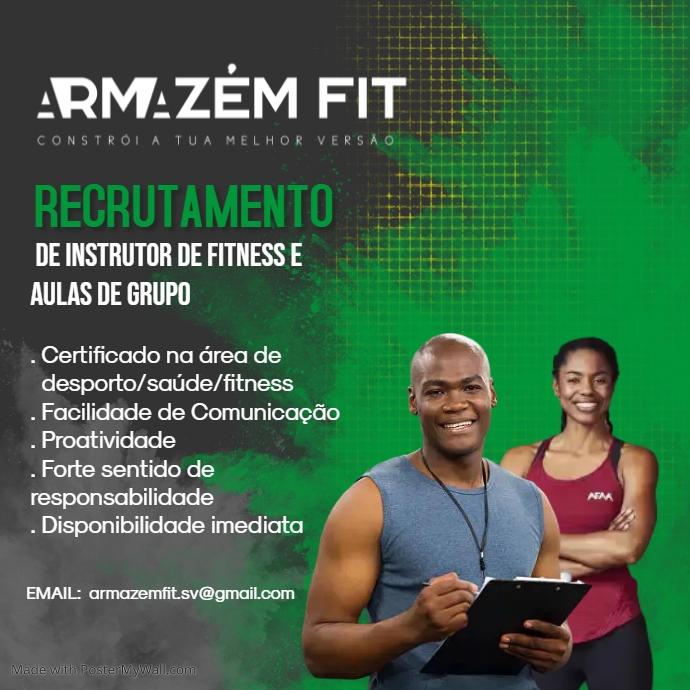 Copy of Cópia de Body Building Ads | PosterMyWall