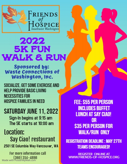 Copy of 5K Run & Walk Flyer | PosterMyWall