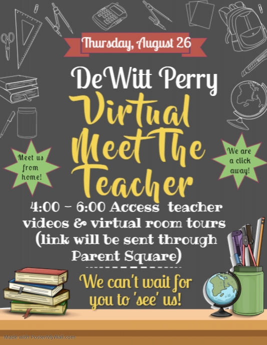 Copy of DWP Meet the Teacher | PosterMyWall